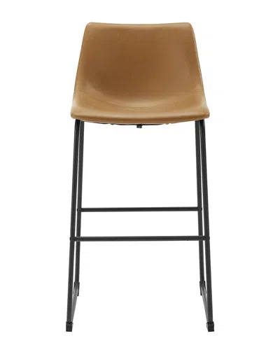 Walker Edison Set Of Two 30in Barstools In Neutral
