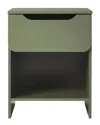 Walker Edison Simple Modern 1-drawer Nightstand In Green