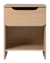 Walker Edison Simple Modern 1-drawer Nightstand In Neutral