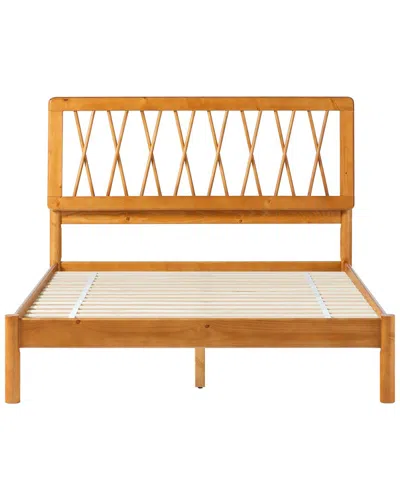 WALKER EDISON WALKER EDISON TRANSITIONAL SOLID WOOD PLATFORM BED