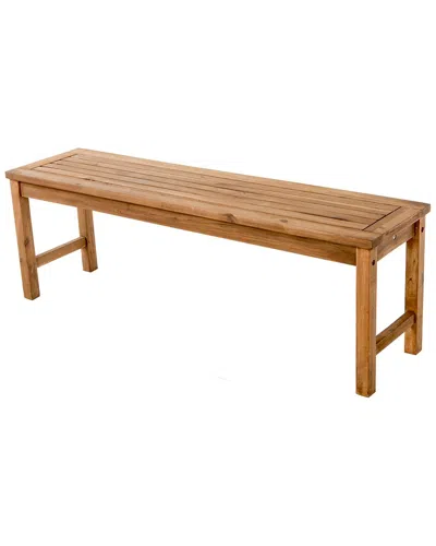 Walker Edison Wood Dining Bench