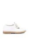 Walkey Bow Strap Ballerinas In White