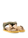Walkey Buckle Strap Sandal In Multi