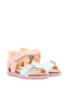 Walkey Buckle Strap Sandals In Multi