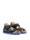 Walkey Strap Sandals In Blue