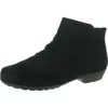 Walking Cradles Esme Womens Suede Round Toe Ankle Boots In Black