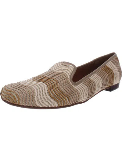 Walking Cradles Foster Womens Faux Leather Slip On Loafers In Multi