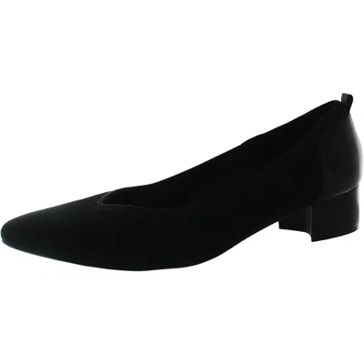 WALKING CRADLES HESTER WOMENS STRETCH BLOCK KITTEN HEELS