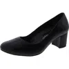 Walking Cradles Jessica Womens Padded Insole Slide On Heels In Black