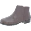 Walking Cradles Lewis Womens Leather Padded Insole Booties In Multi