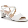 Walking Cradles Liza Womens Slip On Open Toe Heels In Multi