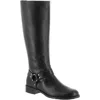 Walking Cradles Kristen Womens Leather Knee High Riding Boots In Black