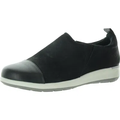 Walking Cradles Womens Padded Insole Leather Slip-on Sneakers In Multi