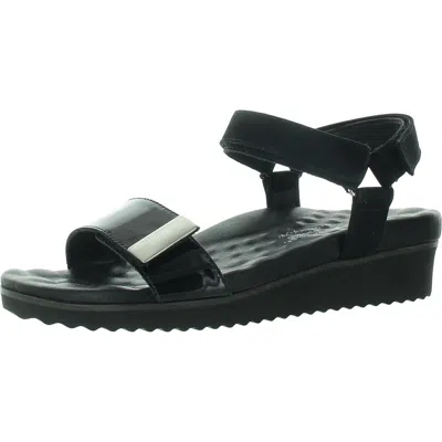 Walking Cradles Womens Solid Leather Ankle Strap In Multi
