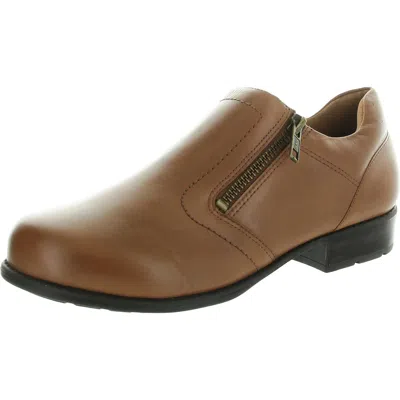 Walking Cradles Womens Zipper Leather Shooties In Multi