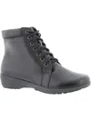 Walking Cradles Ziggy Womens Leather Lace-up Booties In Grey