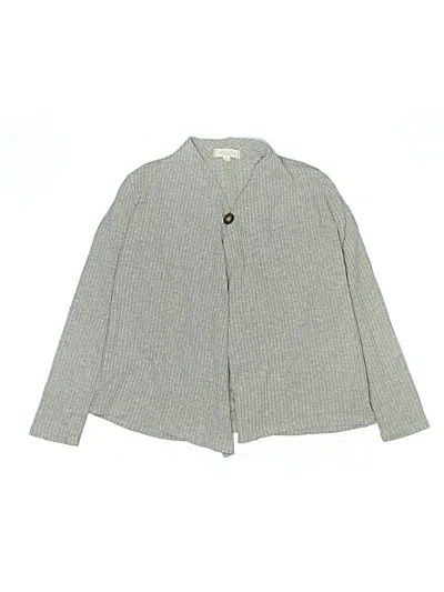 Pre-owned Walking On Sunshine Kids' Cardigan Sweater In Gray