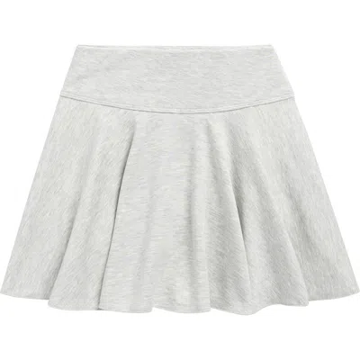 Walking On Sunshine Kids' Cloud Flip Skort In Gray