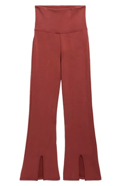 Walking On Sunshine Kids' Cloud Foldover Pants In Red