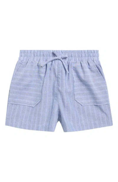 Walking On Sunshine Kids' Woven Shorts In Blue
