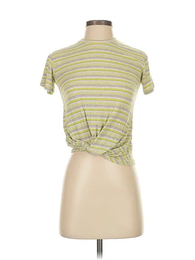 Pre-owned Walking On Sunshine Short Sleeve T-shirt In Yellow