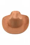 Wall To Wall Women's Cowboy Cowgirl Western Hat In Felted Brown In Brown