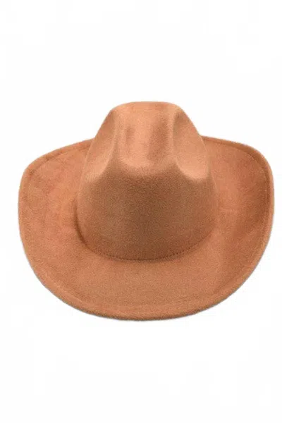 Wall To Wall Women's Cowboy Cowgirl Western Hat In Felted Brown
