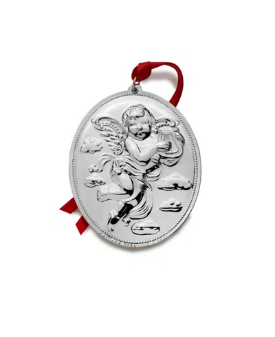 Wallace 2024 Sterling Grande Baroque Angel Ornament, 24th Edition In Silver