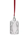 Wallace 2025 Silver-plated Engravable Candle Ornament, 13th Edition In Transparent