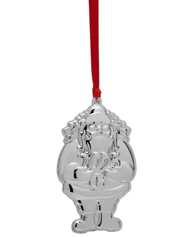 Wallace 2025 Sterling Silver Santa Ornament, 9th Edition