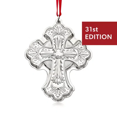 Wallace 2026 Annual "grand Baroque" Sterling Silver Cross Ornament - 31st Edition
