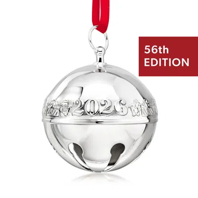 Wallace 2026 Annual Silver-plated Sleigh Bell Ornament - 56th Edition