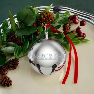 Wallace 56th Edition Silver-plated Sleigh Bell Christmas Ornament