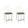 Wallace & Bay Maddox 24" Bar Stool In Multi