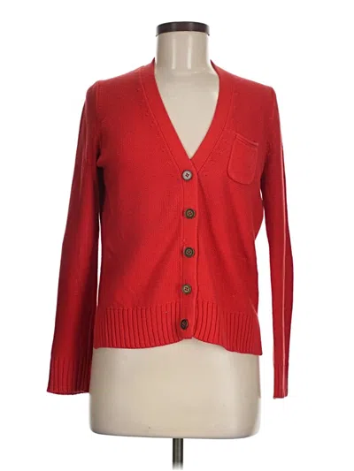 Pre-owned Wallace Cardigan Sweater In Red