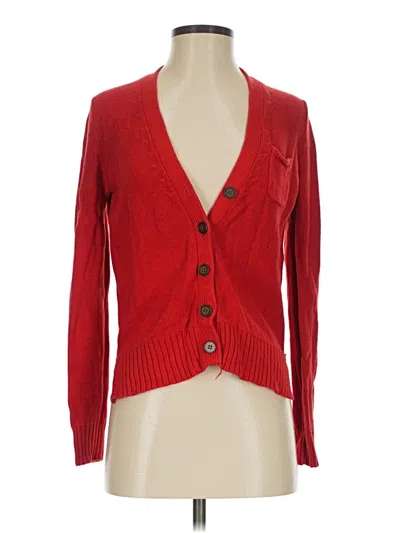 Pre-owned Wallace Cardigan Sweater In Red