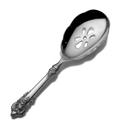Wallace Grande Baroque Hostess Helper Pierced -serving Spoon