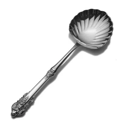 Wallace Grande Baroque Hostess Helper Shell/berry Spoon
