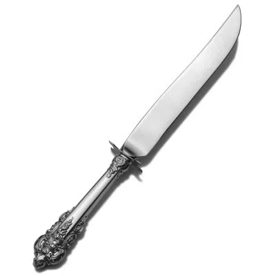 Wallace Grande Baroque Hostess Helper Steak Carving Knife In Silver