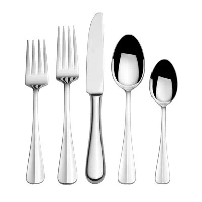 Wallace Riggs 20-piece 18/10 Stainless Steel Flatware Set, Service For 4