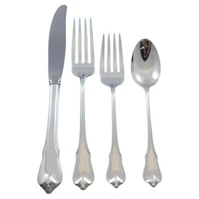 Pre-owned Wallace Silversmiths Grand Colonial By Wallace Sterling Silver Flatware Set For 8 Service 40 Pieces