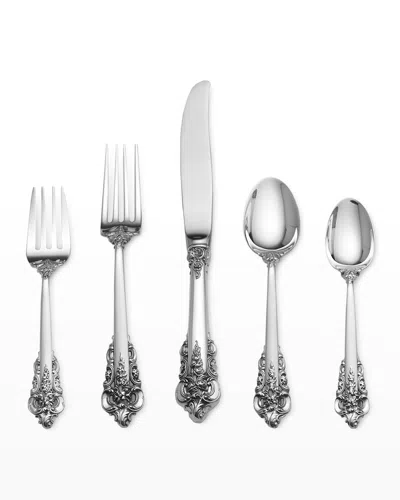 Wallace Silversmiths Grande Baroque 66-piece Dinner Setting In Silver