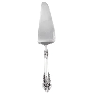 Pre-owned Wallace Silversmiths Grande Baroque Sterling Server In Silver