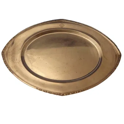 Pre-owned Wallace Silversmiths Orange Blossom By Wallace Sterling Silver Tray With Floral Border, Hollowware