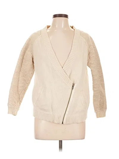 Pre-owned Wallace Wool Cardigan Sweater In Tan