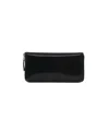 Wallet Cdg Sleek Black Wallet With Glossy Finish In Black