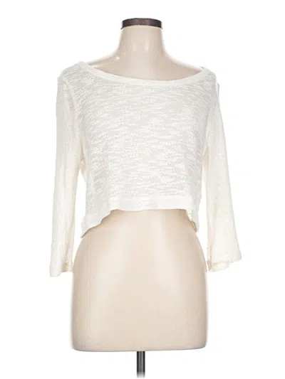 Pre-owned Wallflower 3/4 Sleeve T-shirt In White