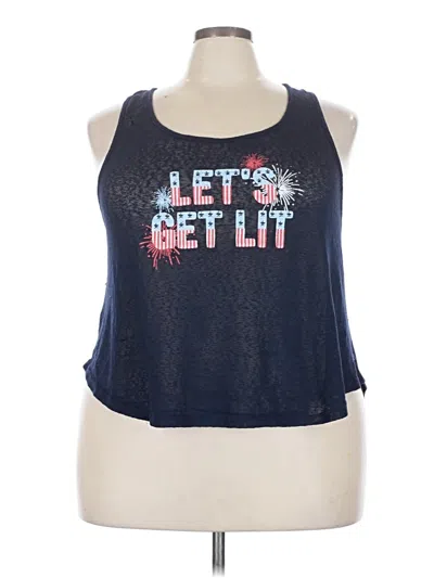 Pre-owned Wallflower Active Tank Top In Blue
