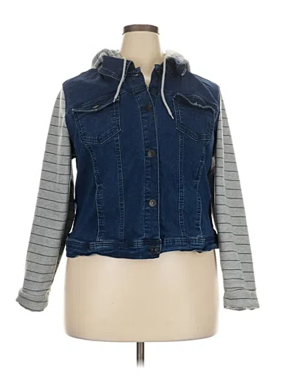 Pre-owned Wallflower Cardigan Sweater In Blue