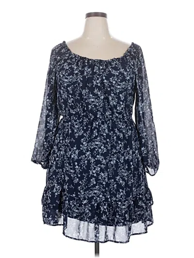 Pre-owned Wallflower Casual Dress In Blue